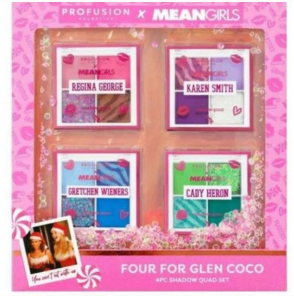 Profusion X Mean girls Four For Glen  Coco 4 PC Palette Set New